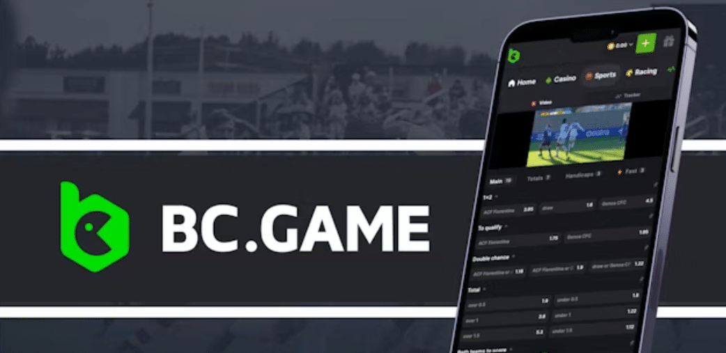 Another promo image marketing the BC.GAME sportsbook mobile version.