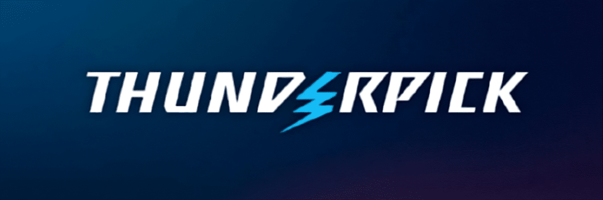 Thunderpick promo banner featuring this site's logo.