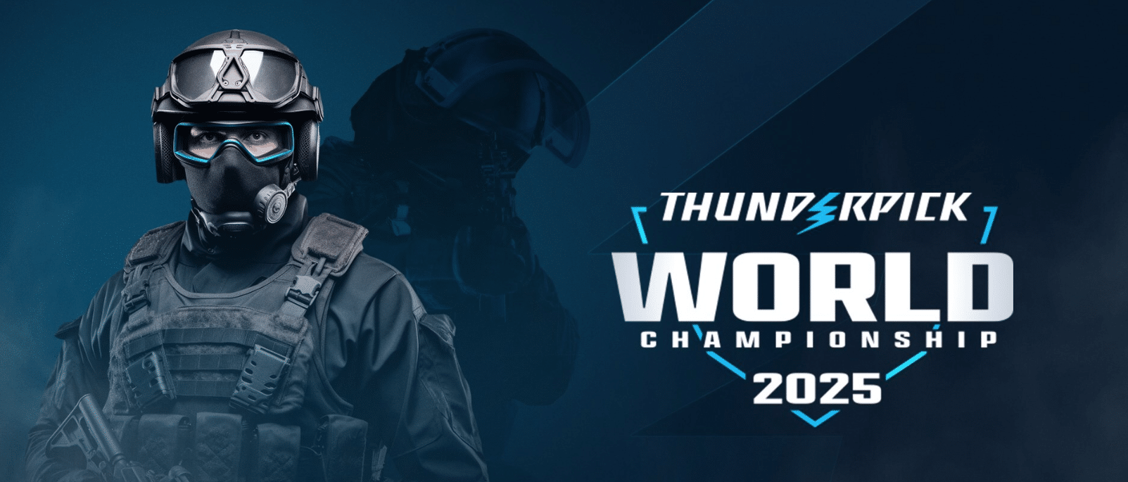 A promo banner from the Thunderpick world championship, an annual eSports competition. 