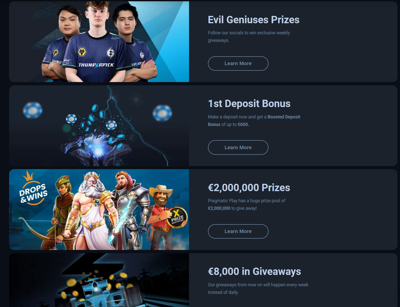 Thunderpick Bonus Offers