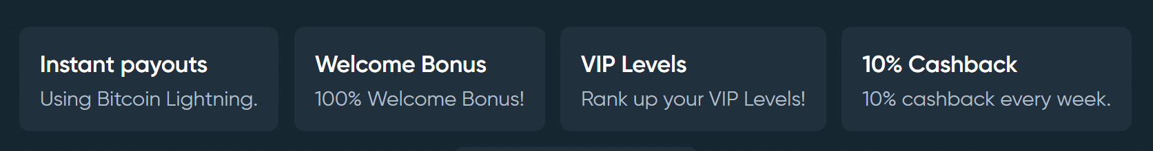 A banner section at Betplay.io advertising primarily casino gambler promotions.