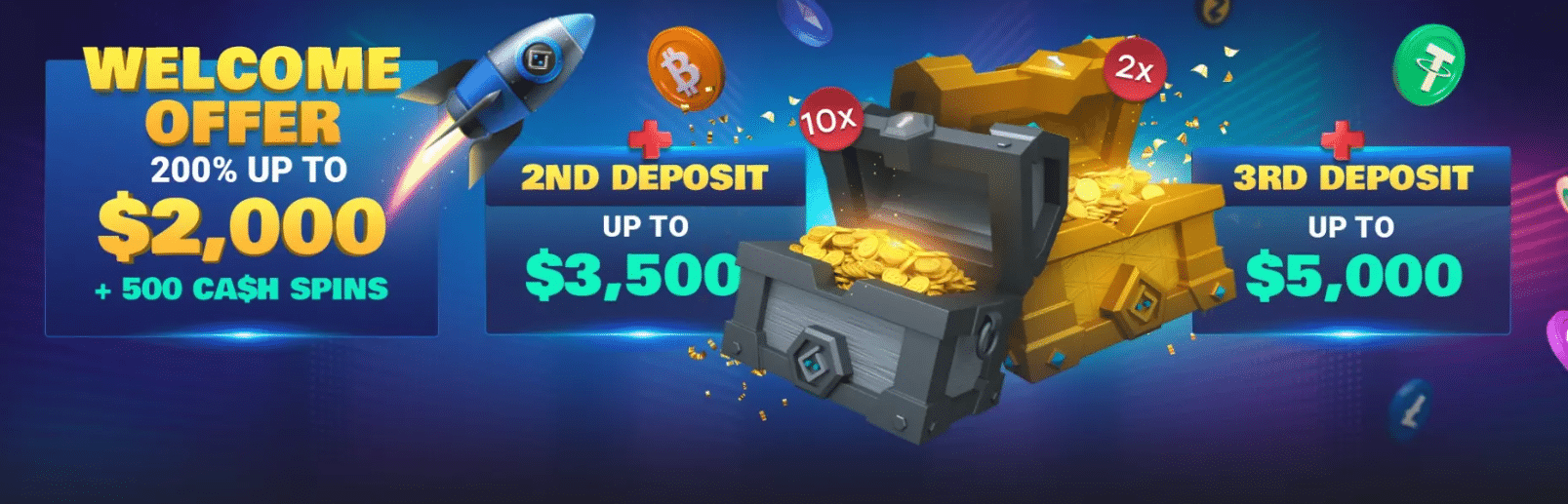 A promo banner from the Bitsler welcome bonus valid for sports betting as well.