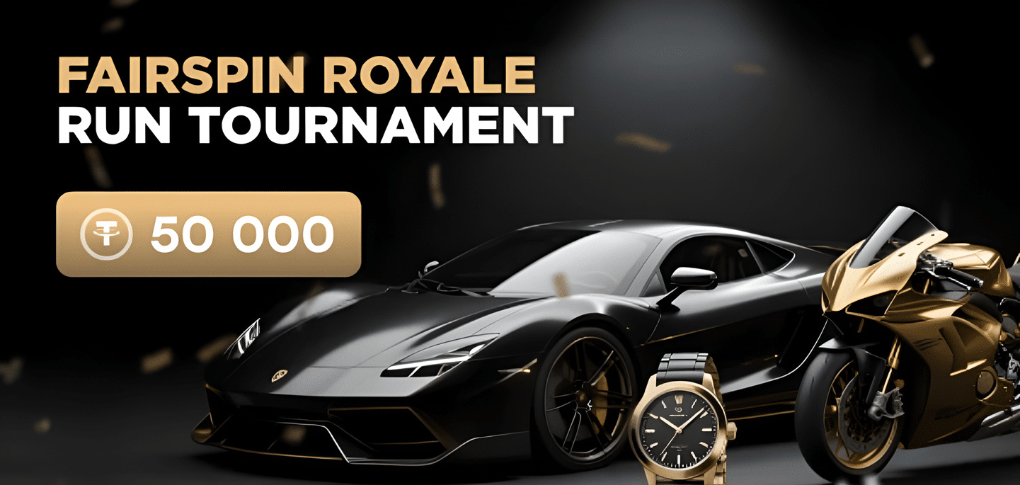 A promo banner for a Fairspin tournament. 