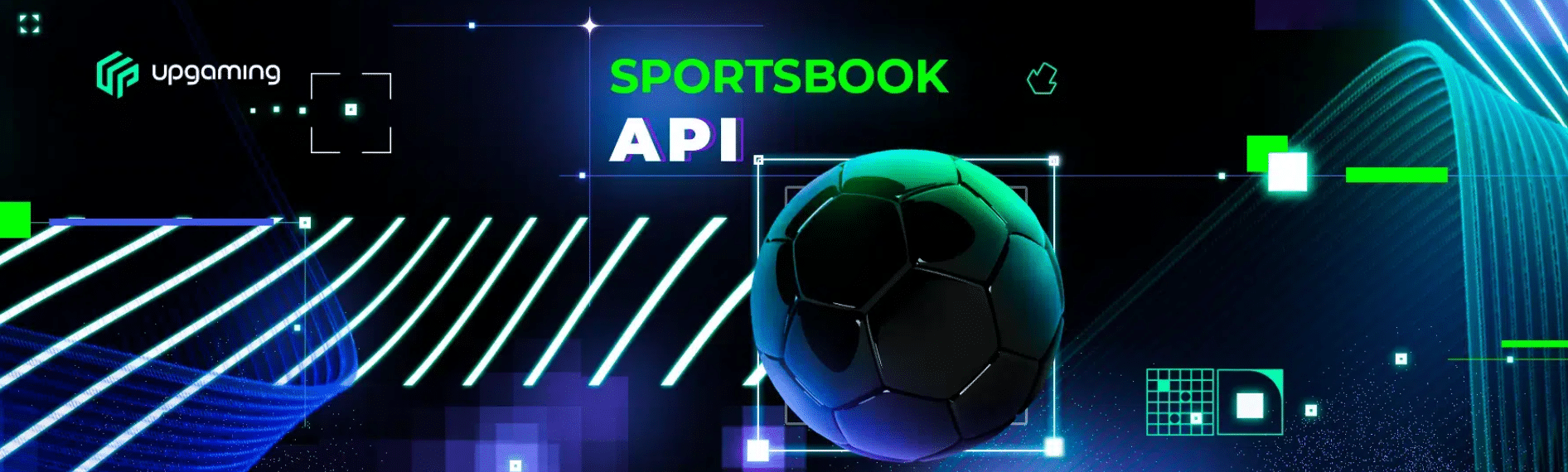 A promo banner for the UPgaming sportsbook software gotten of the Upgaming site.