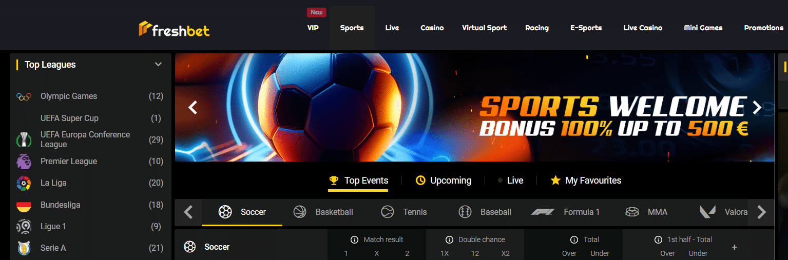 A look at Jackbit's sister site - FRESHBET, also run by Ryker B.V..