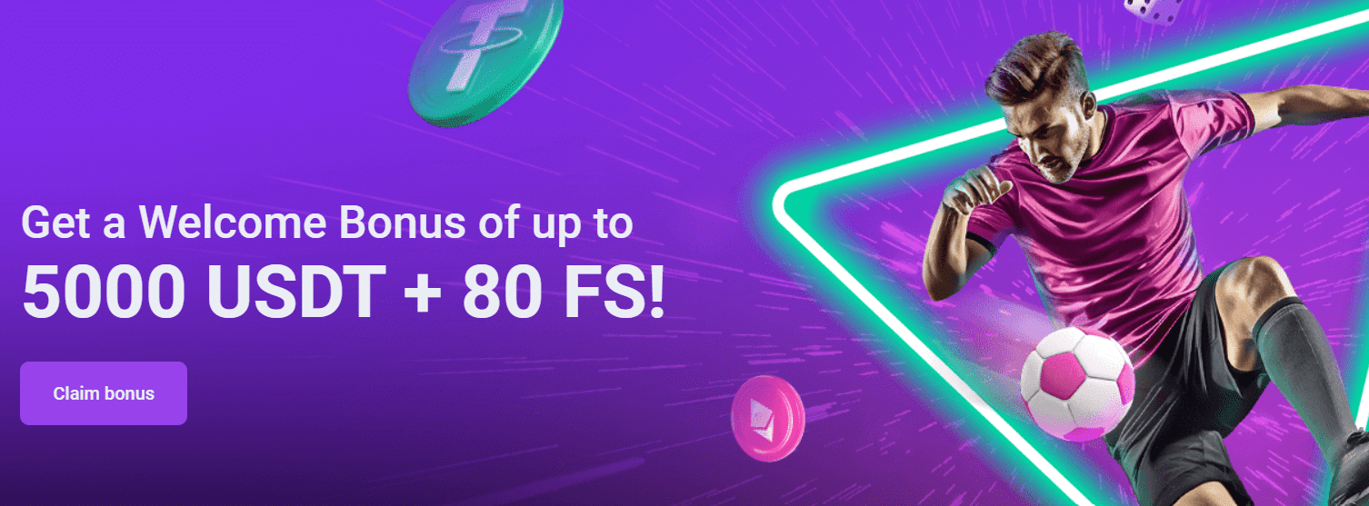 A promotional banner for the Coinplay welcome bonus valid for betting and gaming fun.