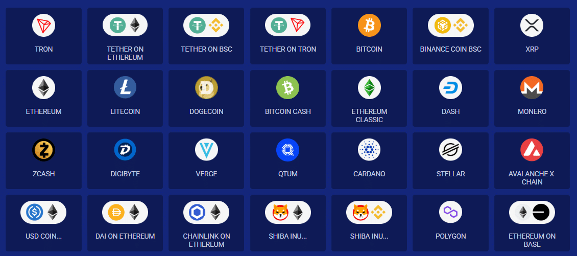 A look at some of the cryptos offered at SapphireBet