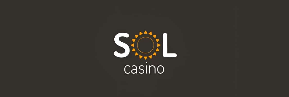 A promo banner for Sol Casino featuring this brand's logo