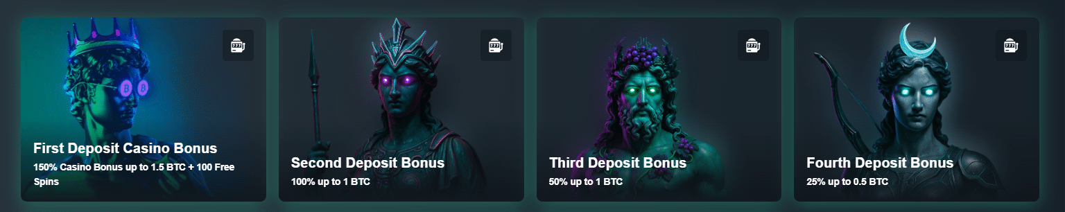 A promo banner for the four-part casino package at Vave.com