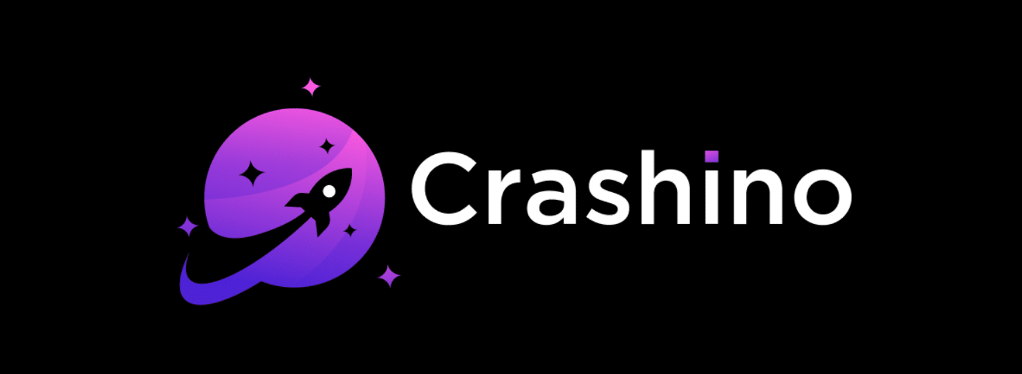 A promo banner for Crashino featuring this site's logo and name