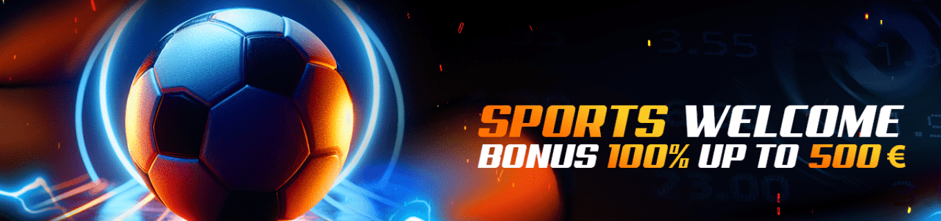 A promo banner from the actual sports welcome bonus offered at FreshBet 100% up to $500.