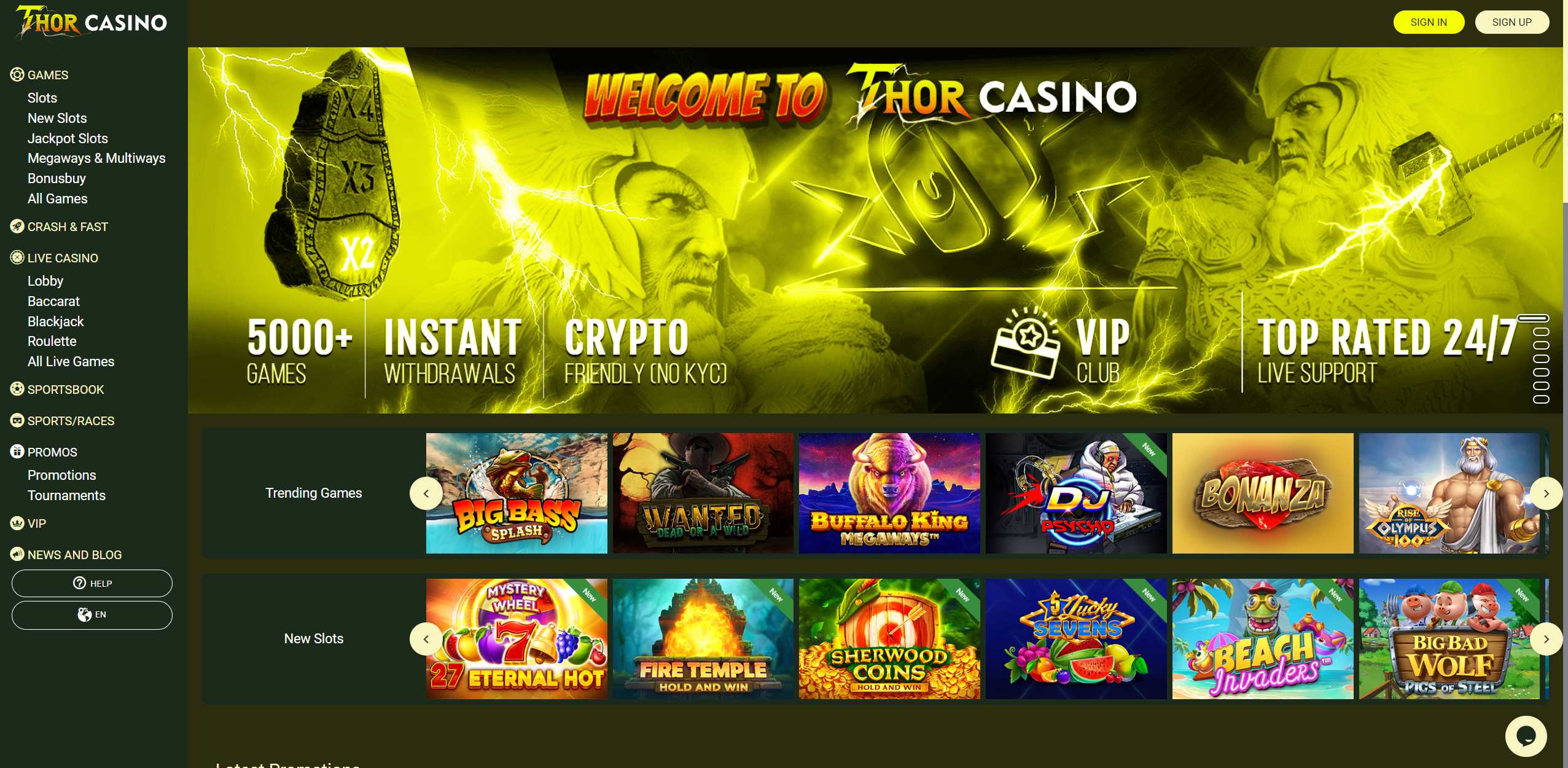 Thor Casino Design