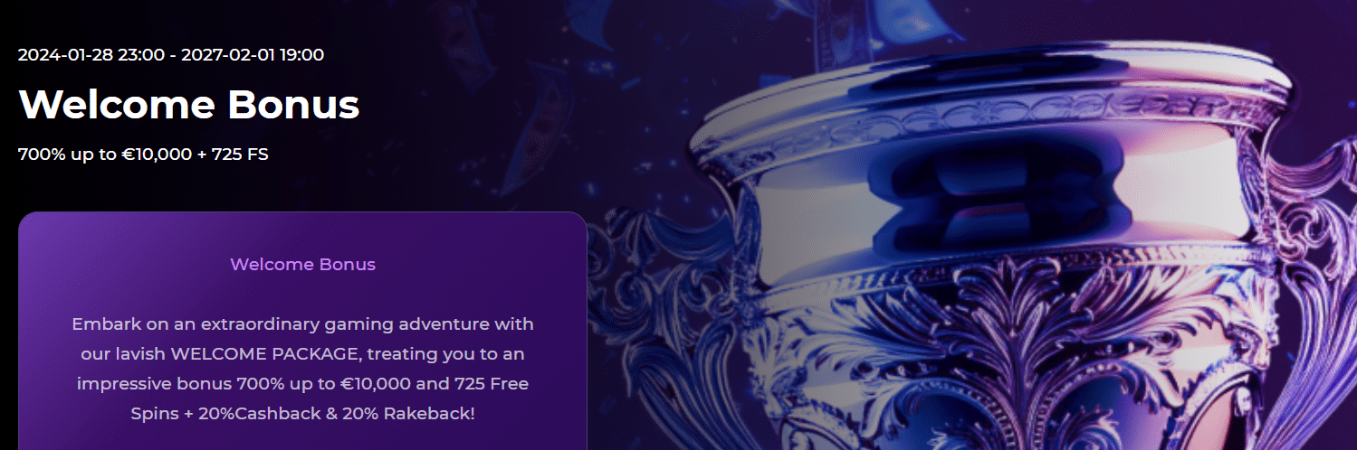 A promo banner from the 0x.Bet welcome offer.