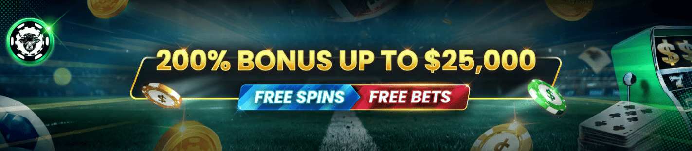 A promo banner for the WSM Casino welcome bonus. 