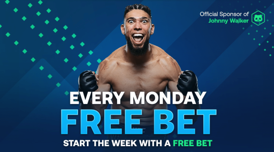 A promo banner for the BetPanda Monday free bet promotion.
