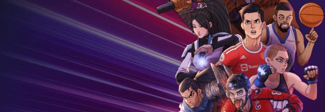 A promo banner for sports betting at Dexsport, a WEB-3 crypto sportsbook.