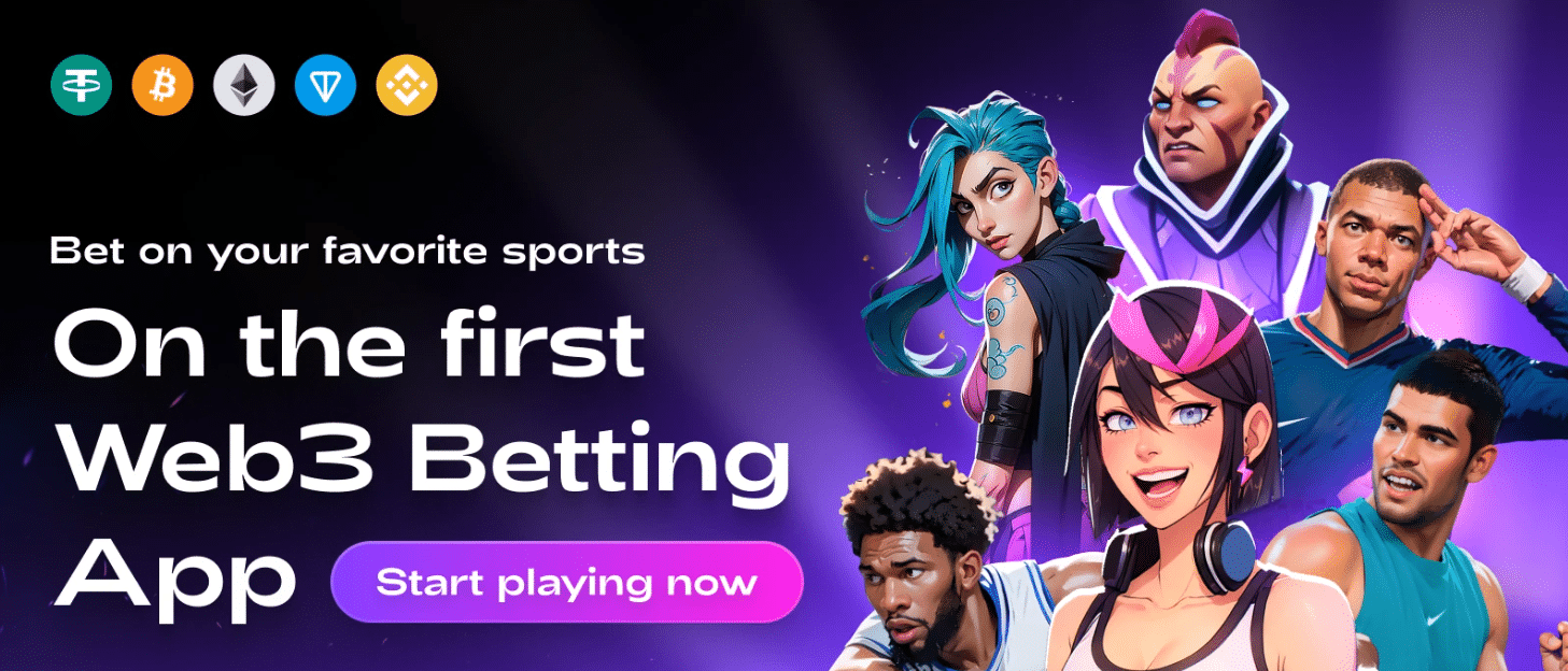 A promo banner for the Dexsport sportbook and casino advertising itself as a WEB3 app. 