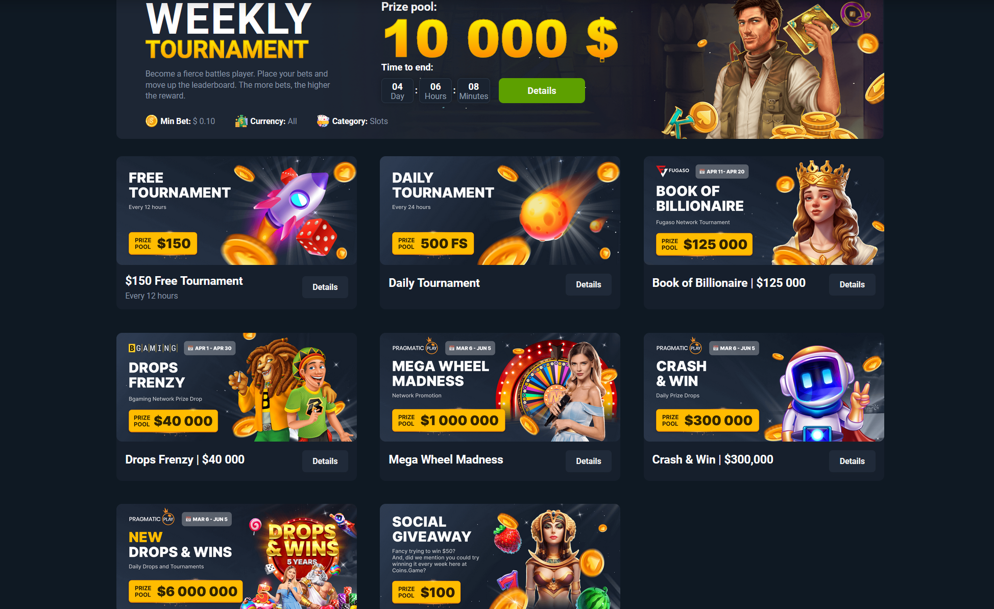 Coins Game Casino Bonus Offers