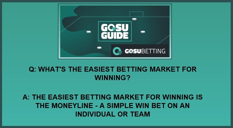 Answering the question 'what's the easiest betting market for wins?'