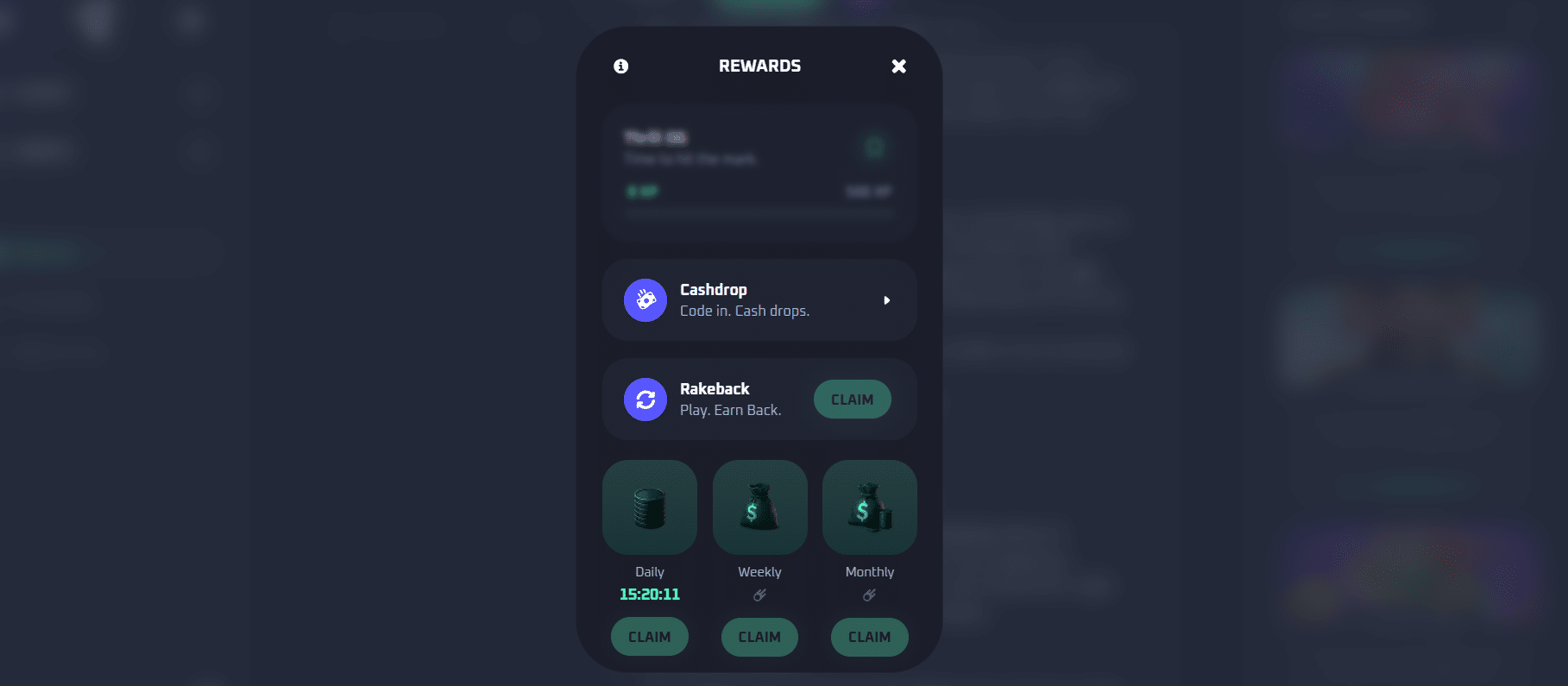 A look at the Thrill reward perks for the loyalty system that will be featured here to reward regular users.